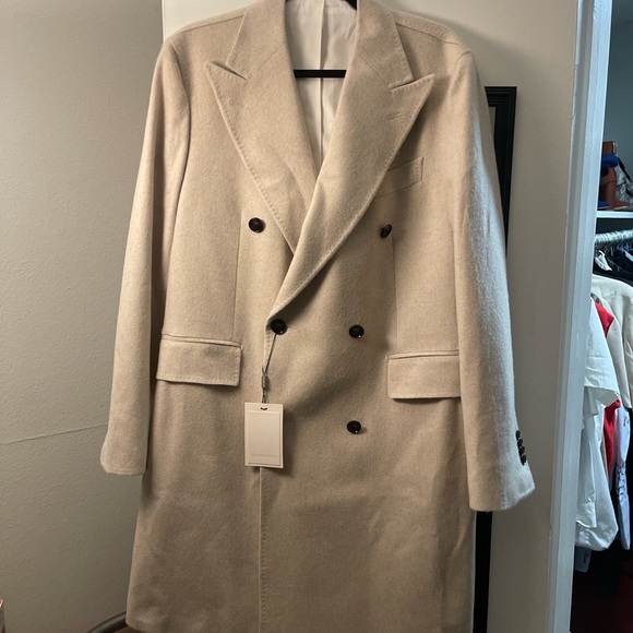 Cashmere Trench Coat Men 
